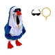 thumbnail image 2 of Mini Porch Geese Outfit Sunglasses And Necklace Set Decorative Geese Hoodie 7-inch Desk Geese Outfits, 2 of 6