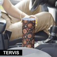 thumbnail image 6 of Pioneer Flower Floral Print Pattern 20oz Skinny Tumbler with Straw & Lid, Double Wall Vacuum Insulated Cup, Leak-Proof, Cup Holder Friendly, Hot 6H Cold 12H, 6 of 6