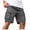 Grey, variant on Zshosam Mens Shorts Casual Mens Casual Comfy Soft Linen Cotton Drawstring Active Sport Running Hiking Walk Shorts (Grey,L)