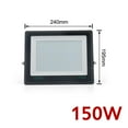 thumbnail image 2 of 300W LED Floodlight Outdoor Lighting IP67 Tempered S Flood Light Garden Projector Light 200W 150W 100W ,Wide Application, 2 of 7
