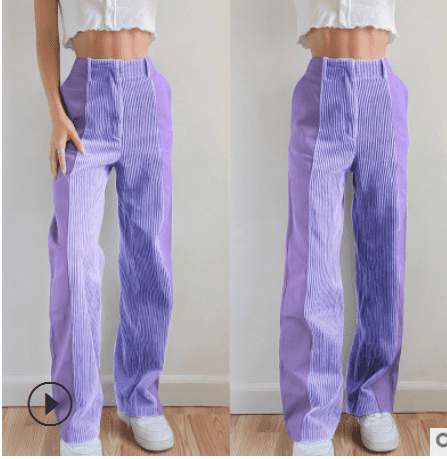 Binpure Women Straight Leg Pants High 