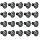 thumbnail image 2 of Eigraketly 20 piezas protectores de enchufe de poste Alpenstock funda protectora cascos de seguridad suministros de toldo para Camping senderismo Escalada Eigraketly OD020533-00, 2 of 6