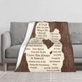 thumbnail image 2 of LHSHID to My Dad Blanket from Daughter Son Birthday Gifts Who Wants Nothing Dad Presents from Kids Best Dad Ever Gifts Idea to My Dad Papa Blanket 30"x40", 2 of 7