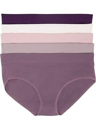 Felina Cotton Stretch Hi Cut Panty (6-Pack) Full Coverage Underwear for  Women - Sexy Lingerie Panties for Women, Style: C1818 (Gray Marine, Small)  