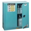 Blue Steel Safety Cabinets for Corrosives, Manual-Closing Cabinet, 30 Gallon