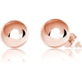 thumbnail image 1 of 14K Gold Polished Ball Gold Stud Earrings 3MM-8MM, Available in Yellow, White, & Rose, 14K Gold Earrings, Next Level Jewelry, 1 of 5
