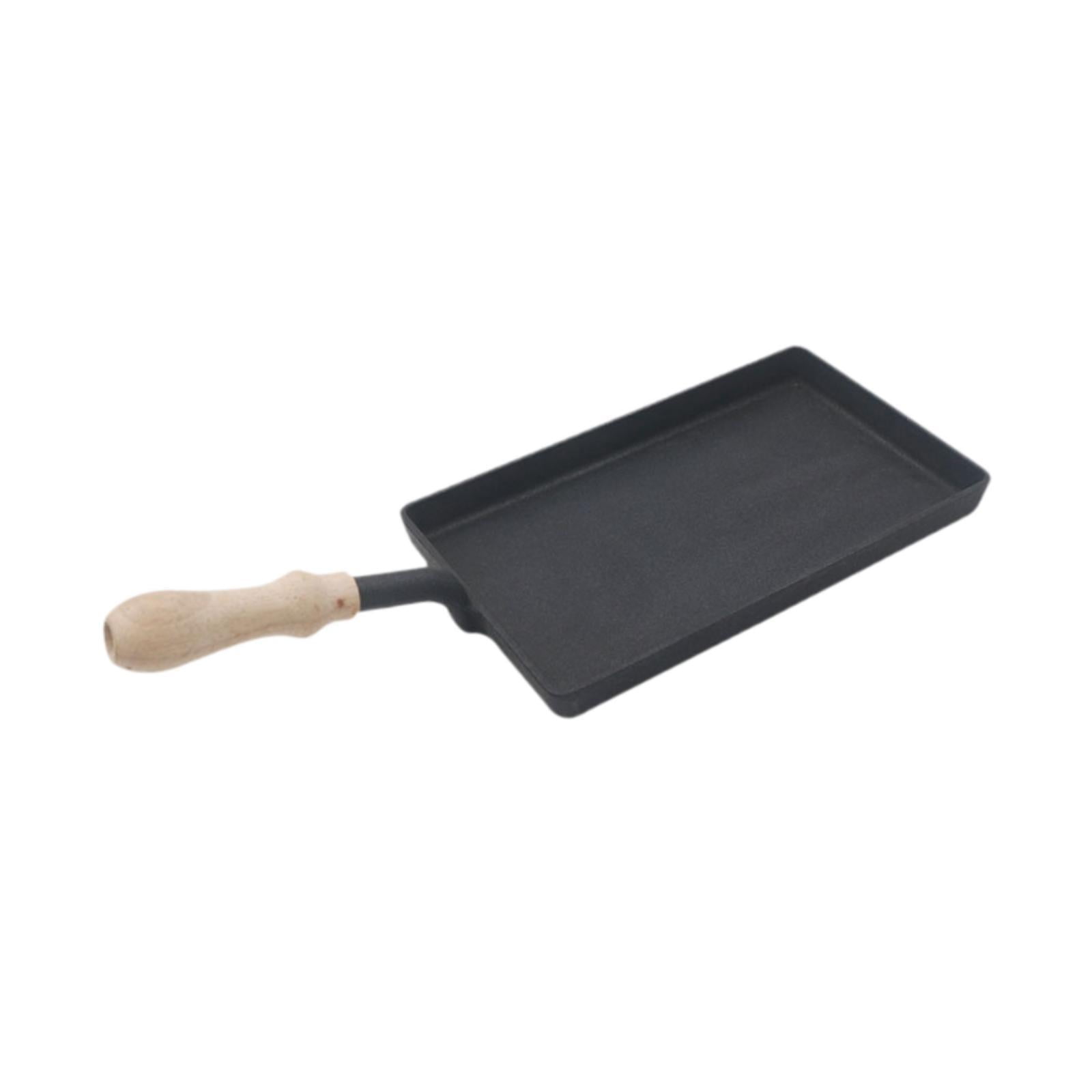 Esquirla Cast Iron Griddle Grilling Skillet Egg Frying Pan Steak Pan for Induction, Indoor Outdoor Restaurant Home Electric Gas Cooker