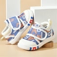 thumbnail image 2 of WUANDIXFA Kids Sandals Baby Boy Girl Summer Sandals Rubber Sole Closed-Toe Non-Slip Shoes Toddler First Walkers Blue,4.5, 2 of 8
