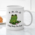 thumbnail image 5 of CafePress - FROG Fully Rely On God Mug - 11 oz Ceramic Mug - Novelty Coffee Tea Cup, 5 of 6
