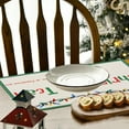 thumbnail image 5 of Dmlowu Christmas Place Mats - Heat Proof Christmas Placemats for Dining Table, Non-Slip Table Mats for Party Holiday Decor, 12x18" Christmas Decorations Winter Placemats, 5 of 6