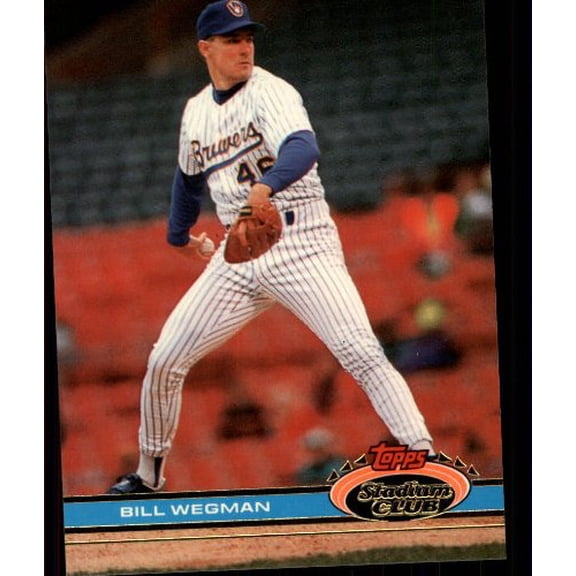 1991 Stadium Club #398 Bill Wegman MLB Baseball Trading Card