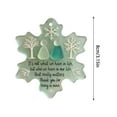 thumbnail image 3 of Snowflake-Shaped Sea Glass Friendship Decor, Timeless Friendship Keepsake, Snowflake Christmas Decorations Friendships Ornaments for Christmas Tree Hanging, Sea Glass Art for Best Friends (1PCS), 3 of 9