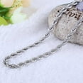 thumbnail image 7 of Rlietter Women Men Twist Chain Necklace Charm Fashion Jewelry, 7 of 7