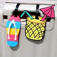 thumbnail image 4 of 1 pieza de etiquetas de equipaje, accesorios de viaje, etiquetas de silicona para maletas, estilo moderno, etiqueta de viaje portátil de silicona, soporte para dirección de identificación, 4 of 5
