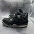 thumbnail image 3 of Ni - ke Size 7 - Ni - ke Air Jordan 4 Retro SE GS Black Canvas Men's Shoes - DV0553 006, 3 of 5