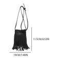 thumbnail image 2 of Monedero para teléfono celular, bolso cruzado de cuero PU, bolso Hobo de color sólido para mujeres y niñas, 2 of 5