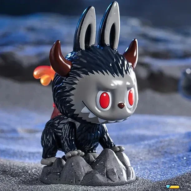 POP MART Labubu La Serie de Monstruos Kaiju Caja Sorpresa Figura de Acción Kawaii Anime Regalo de Cumpleaños para Niñas Juguete