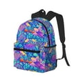 thumbnail image 2 of Easygdp Colorful Mushrooms Casual Laptop Backpack, Large Capacity Schoolpack for School, Travel, Business, 2 of 8