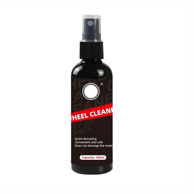 Car Wheel Hub Cleaner Rust Remover Spray 100Ml Tire Iron Powder Removal Oil Stains Cleaner Effective Formula Safe For All Rim Types Easy Application For Automotive Maintenance