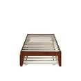 thumbnail image 2 of Colorado Twin Bed with USB Turbo Charger and Twin Trundle in Walnut, 2 of 6