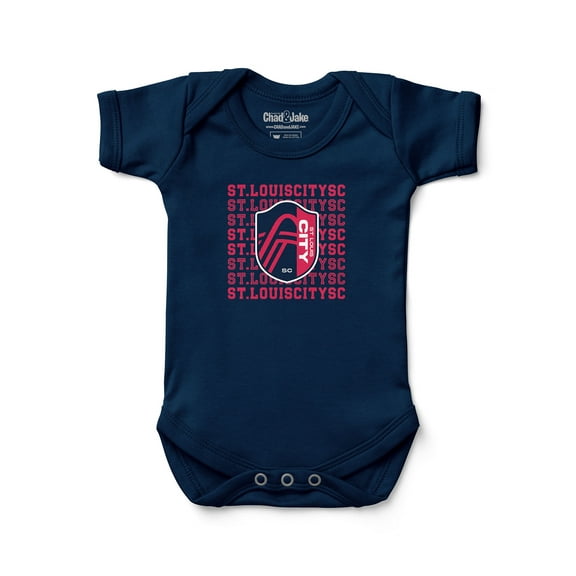 Newborn & Infant Chad & Jake Navy St. Louis CITY SC Retro Bodysuit