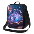 thumbnail image 1 of Balery Book Glowing Mushrooms Caja de Almuerzo y Bolsa de Almuerzo para Hombres y Mujeres, Bolsa de Almuerzo Reutilizable con Gran Capacidad, Bolsa de Almuerzo Aislada, 1 of 7