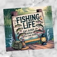 thumbnail image 2 of Fishing life 20oz Quencher tumbler sublimation Bass fish Fisherman quote template, 2 of 3