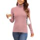 thumbnail image 1 of Suéteres De Punto Suéteres Mujer Crochet Básico Slim Fit Otoño Jerseys Traje Diario Kuymtek Rosa T S para Mujer, 1 of 9