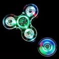 thumbnail image 4 of Glowing LED Light Fidget Spinner Hand Top Spinner Glow in the Dark Light EDC Fidget Spinner Finger Stress Relief Toy, 4 of 5