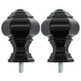 thumbnail image 1 of SHISUYAN 2pcs Roman Rod End Fashion Curtain Rod Decorative Head Delicate Curtain Rod Part, 1 of 9
