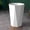 White, variant on ZOURIH 1 Pcs Diamond Shape Trash Can Wastebasket Plastic 2 Gallon Garbage Can Container Rubbish Trash Bin Paper Basket office organizer for Bedroom office Bathroom,Blue