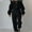 Noir, variante sur Frostluinai Ensembles pour Femmes Demi-Glissière Chandail à Manches Longues Surdimensionné Pantalon de Survêtement à Taille Élastique Survêtement Uni d'Automne avec Poche