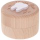 thumbnail image 4 of Caja de recuerdo para el primer diente de bebé, redonda de madera, organizador para la colección de dientes de bebé, 4 of 8