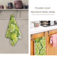 thumbnail image 5 of 2-Piece Polyester cotton Towel Set Absorbent Lemon Hand Towel Bath Towel Soft and Comfortable Machine Wash 28.3x14.4, 5 of 7