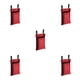thumbnail image 3 of Eigraketly Bolsa colgante delantera para patinete eléctrico, soporte de almacenamiento para manillar de bicicleta, accesorio organizador anticaída Rojo 5piezas Eigraketly CBP232847, 3 of 5
