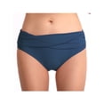 thumbnail image 3 of Csndyce Women Mid Waisted Bikini Bottom Retro Ruched Tummy Control Swim Shorts Solid Brief Female, 3 of 4