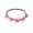 Pink, variant on 1Pc 9.06" Daisy Flower Crown Headband, Elastic Boho Floral Hair Garland Wreath with 1.57" Flowers for Festival Wedding, Blue