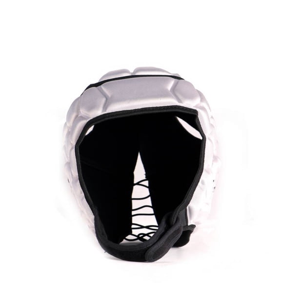 Barnett Heat Pro Helmet - Soft Padded Headgear - Rugby -Flag Football - Youth & Adult Sizing 7 on 7-7v7 Soft Shell- Epilepsy Head Fall Protection (Grey) (XS)