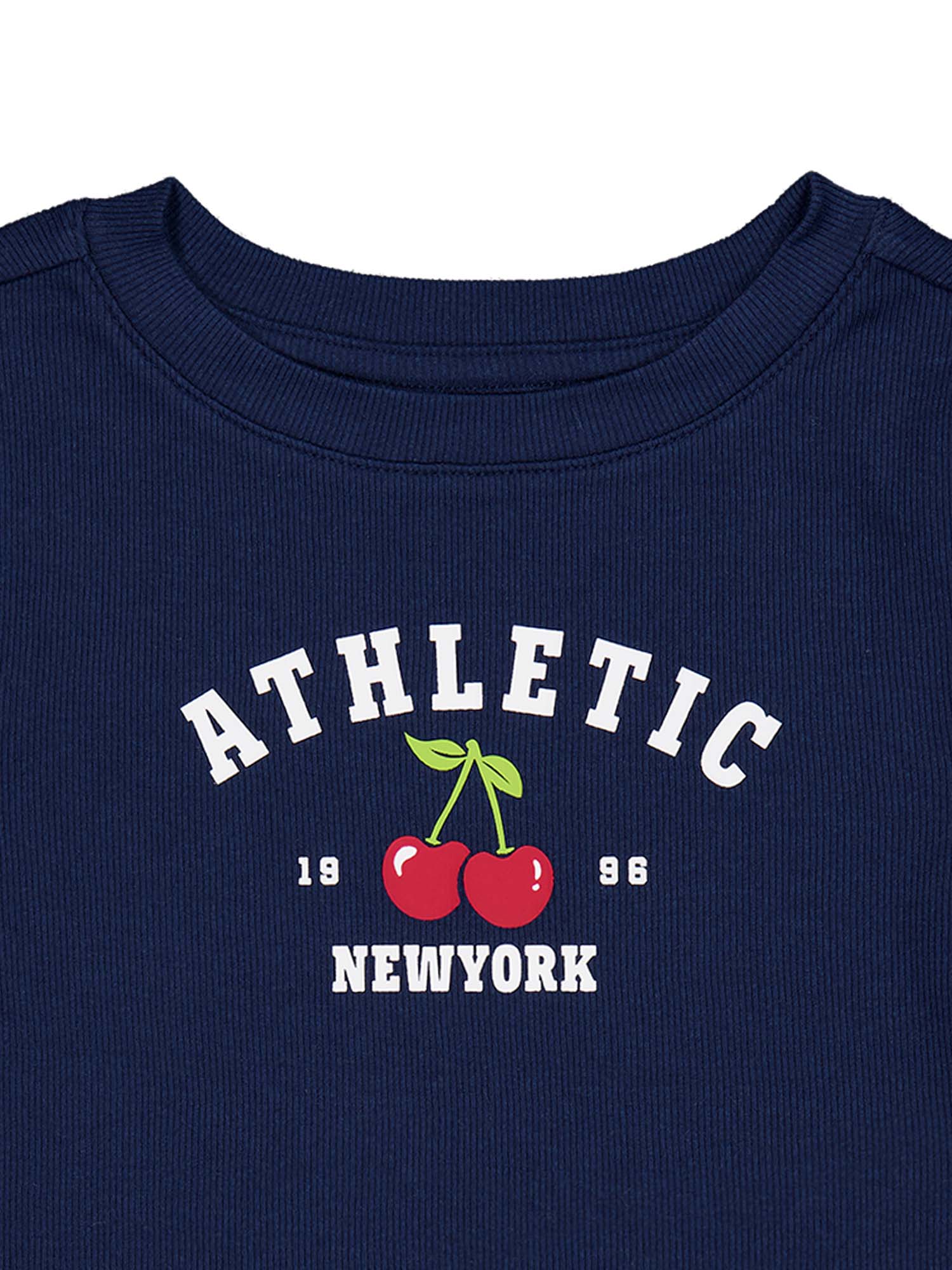 Weekend Academy Girls Graphic Baby Tee with Short Sleeves, Sizes 4-18