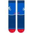 thumbnail image 3 of Male Stance Royal Blue Atlanta Braves 2023 MLB City Connect Crew Socks, 3 of 3