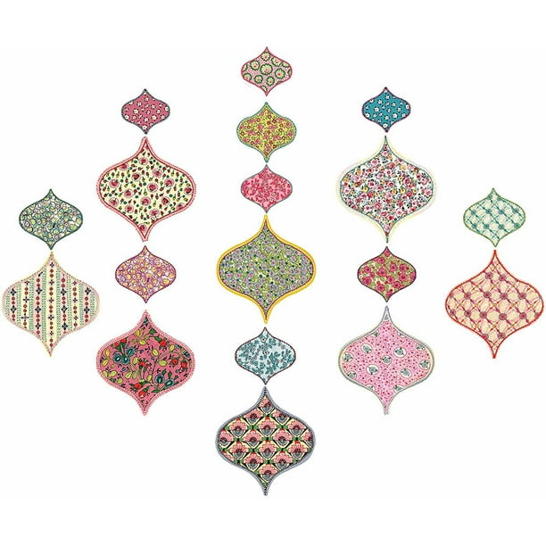 Wallpops Boho Chic Ogee Wall Art Kit Walmart Com Walmart Com