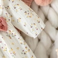 thumbnail image 5 of 0-1 Months Newborn Baby Girls Long Sleeved Bodysuits Outdoor Bodysuit Sleep & Play Bodysuit, 5 of 8