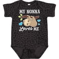 thumbnail image 3 of Inktastic My Nonna Loves Me with Sloth and Hearts Boys or Girls Baby Bodysuit, 3 of 5