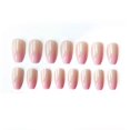 thumbnail image 3 of 24 uñas postizas largas con diseño degradado rosa y pegamento, 3 of 4