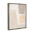 thumbnail image 5 of Stupell Industries Geometric Abstract Collage Blocked Neutral Brown Shapes Luster Gray Framed Floating Canvas Wall Art, 24x30, by June Erica Vess, 5 of 5