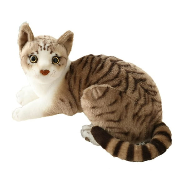 Peluche GUDVES, gato siamés, pelo corto, 30 cm, para niños GUDVES GUDVES