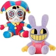 thumbnail image 2 of Stuffed Animals Jax And Pomni Digital Circus Horror Cute Stuffed Plushies 2pc Set For Birthdays And, 2 of 5
