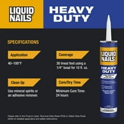 Liquid Nails Heavy Duty Construction Adhesive, 10 oz