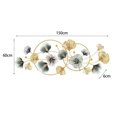 thumbnail image 2 of Metal Wall Decor Metal Wall Art for Living Room, Metal 3D Wall Art, Home Metal Art, Metal Ginkgo Leaves Wall Art, for Home Decor, Living Room, Bedroom, Hotel, 2 of 5
