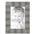 thumbnail image 2 of ArtToFrames 12" x 18" Platinum Ridge Brushed Slvr Picture Frame, 12x18 inch Silver Wood Poster Frame (WOM-5249),  Pack, 2 of 6